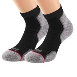 1000 Mile Run Anklet Single Layer Women's Running Socks (Twin Pack)