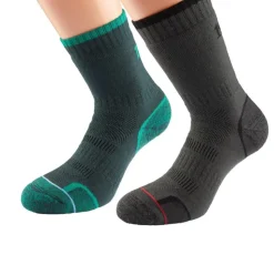 1000 Mile Walk Single Layer Calf Length Women's Socks (Twin Pack) - SS25