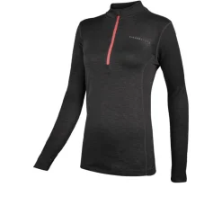Higher State L/S 1/4 Zip Micro Grid Women's Top