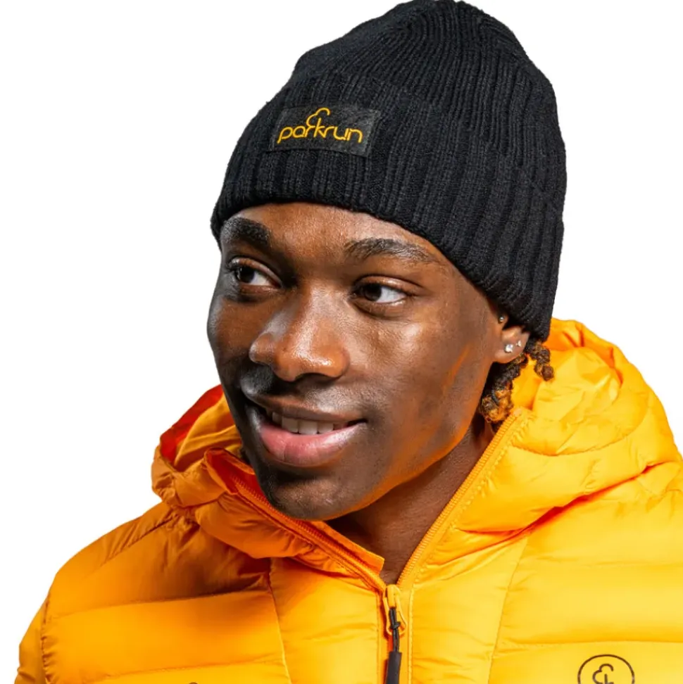 Parkrun Apricot Knitted Beanie