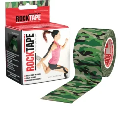 Rocktape Camo Green Kinesiology Tape (5cm x 5m) - SS25