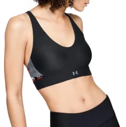Under Armour Vanish Panel Medium Impact Print Bra