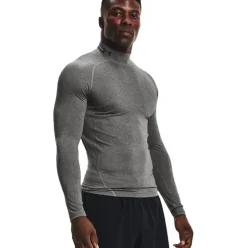 Under Armour HeatGear Compression Mock Long Sleeve Top - SS25